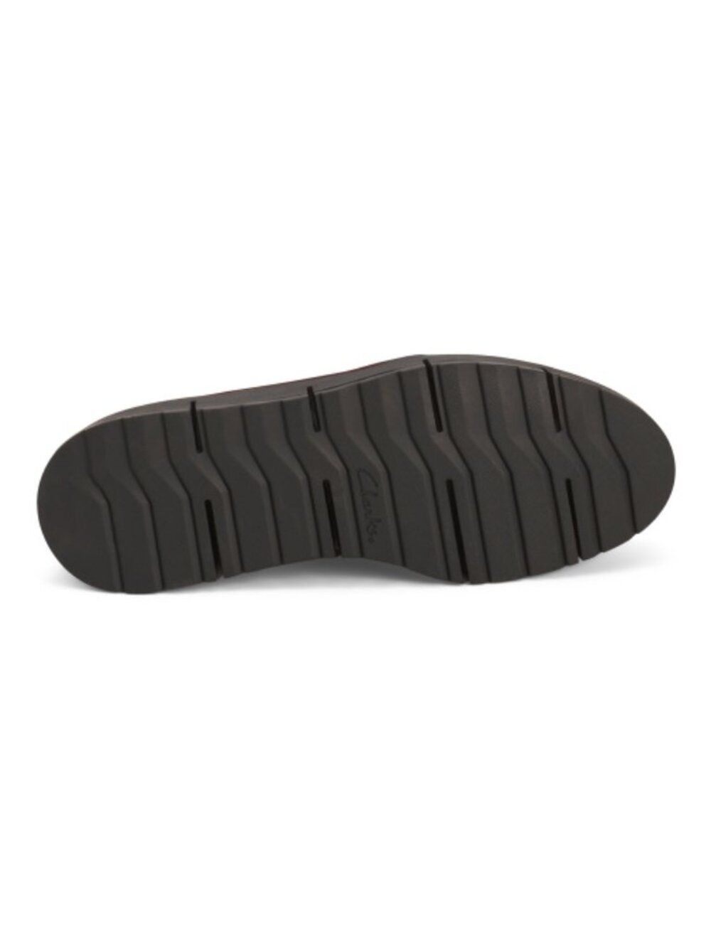 CLARKS Wide Width Suede Loriini West Comfort Footbed Shoes - Picture 3 of 3